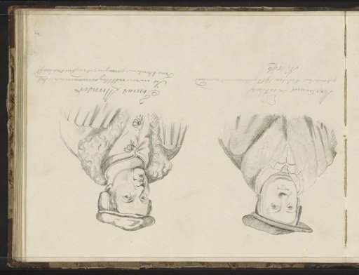 Portraits of Martin Luther and Thomas Muntzer