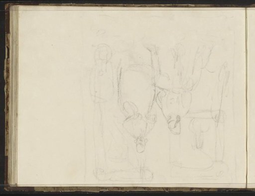 Peasant interior with two figures at a window