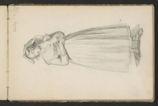 Standing Woman with a Headscarf