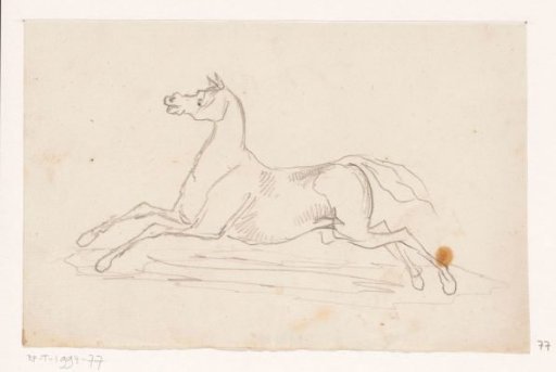 Trotting horse