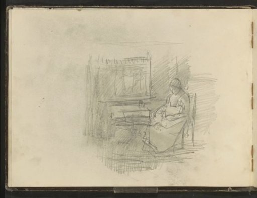 Sewing Woman by a Window