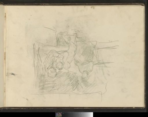 Seated Figures and Two Children in an Interior