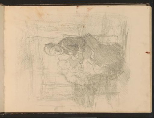 Seated Woman with a Baby on Her Lap