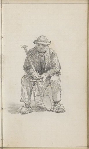 Seated Peasant with a Spade