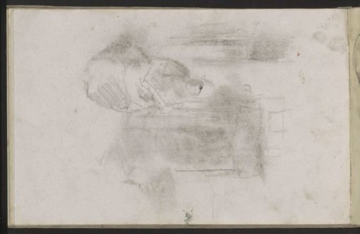 Woman seated by a window