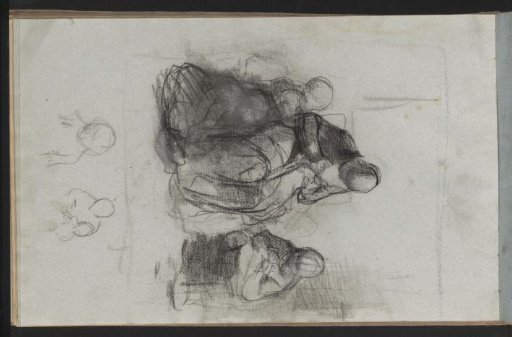 Seated working woman with a group of children