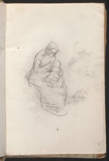 Mother with a Baby on Her Lap