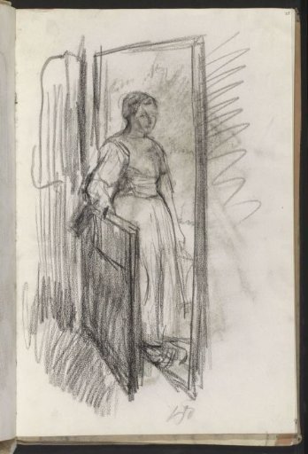 Woman in a doorway