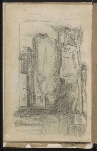 Woman in a peasant interior