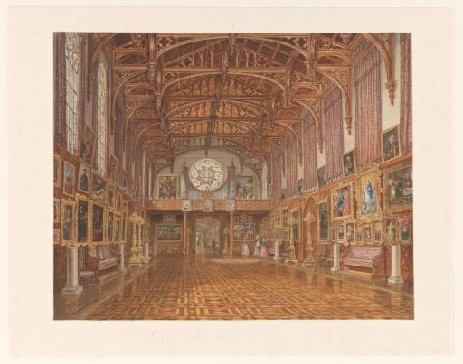 Interior of the Gothic Hall, Kneuterdijk Palace, The Hague