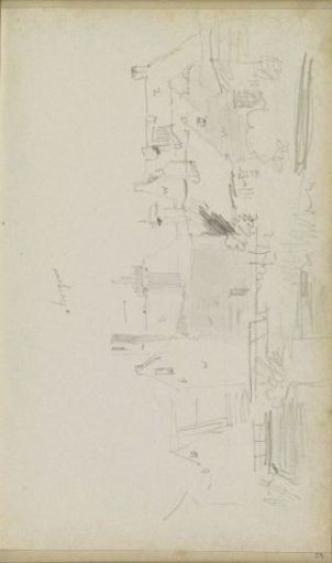 City View with a Bridge over a Canal