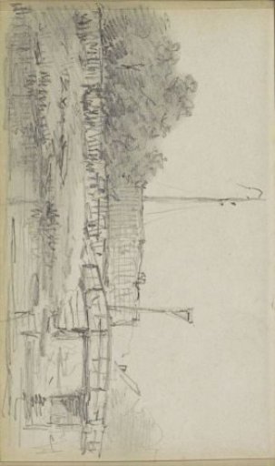 River Landscape with a Bridge