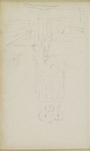 View of a Church, Possibly the St. Catharine's Church in Brielle