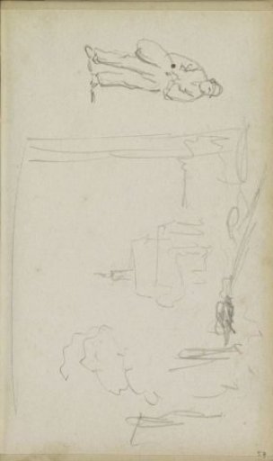 Man with a Sack and a City View