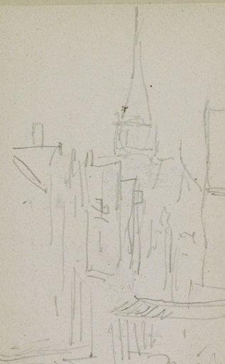 View of a street with a church