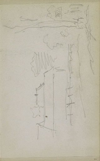 View of a building in a landscape