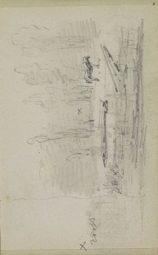 Horse in a landscape