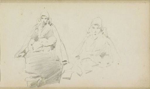 Seated Mother with a Baby on Her Lap