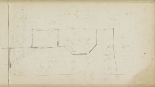 Floor plan of a room