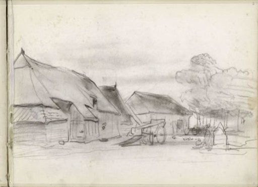 Farmhouses on a Courtyard