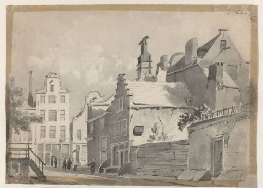 View in a Street in Amsterdam