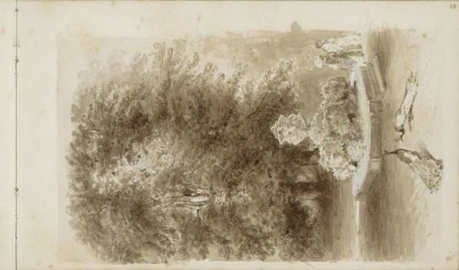 Two walking women in a park