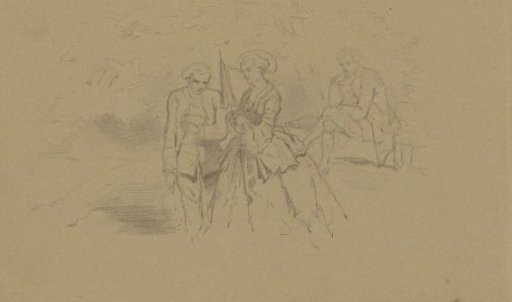 Walking couple