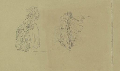 Mourning woman