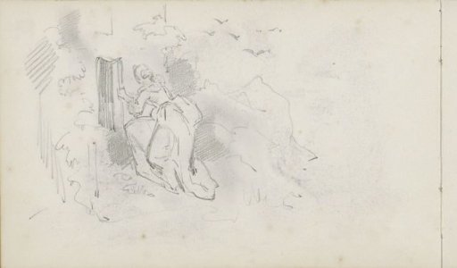 Woman at an open window