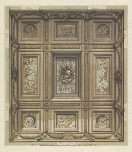 Design for a Richly Decorated Ceiling