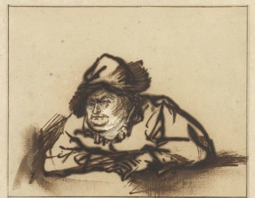 The actor Willem Bartholsz Ruyter as a farmer
