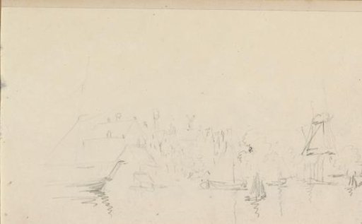 View of a City on the Water