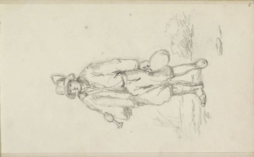 Man smoking a pipe