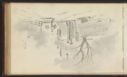 View of a street with figures