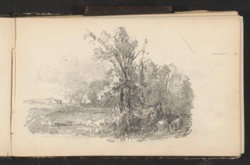 Pastoral Landscape with Trees