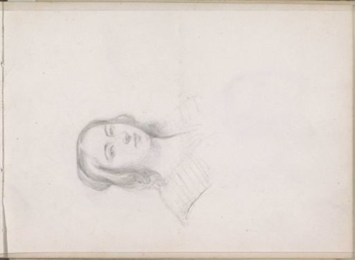 Portrait head of a woman