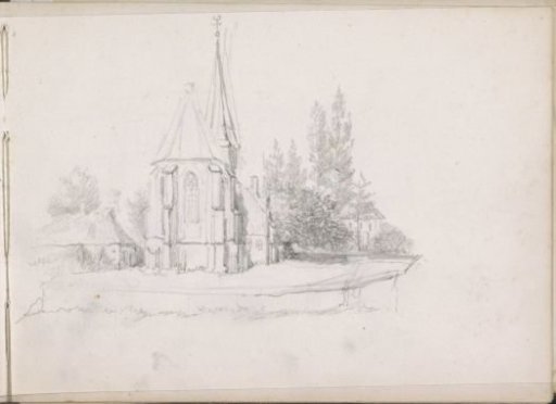 Church with two towers
