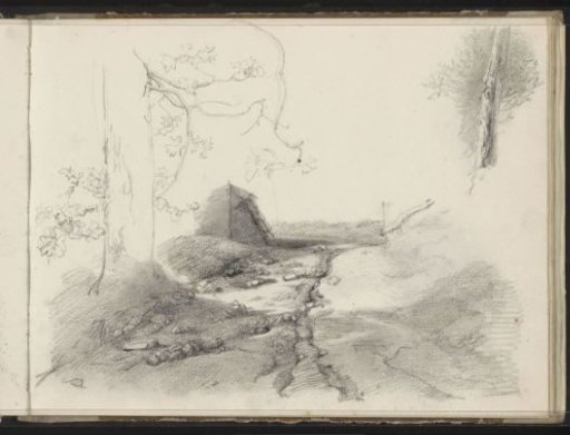 Stones on a path in a landscape