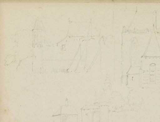 Study sheet with buildings