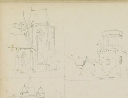 Study sheet with buildings