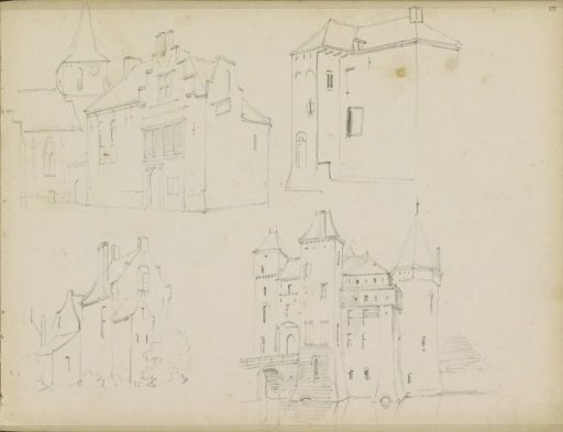 Study sheet with buildings