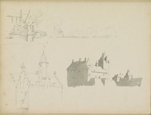 Study sheet with buildings