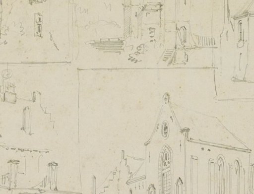 Study sheet with buildings
