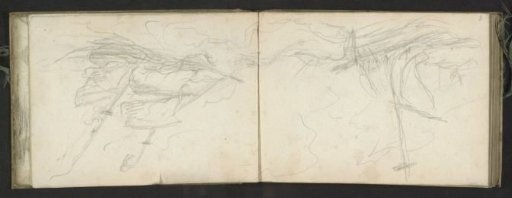 Sailing ship and two sailing boats on a stormy sea