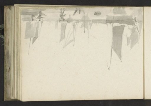 Sailing ships off a coast