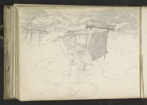 Sailing ships on a stormy sea