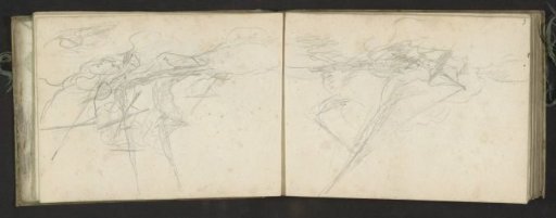 Three sailing ships on a stormy sea