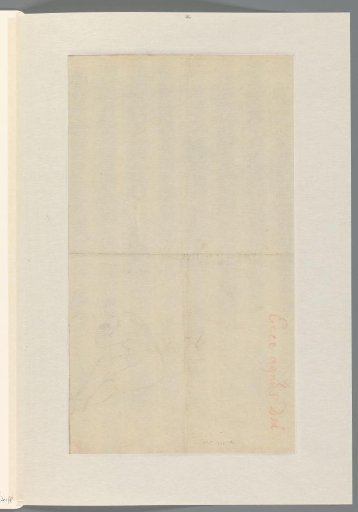 Sketch of a seated nude woman