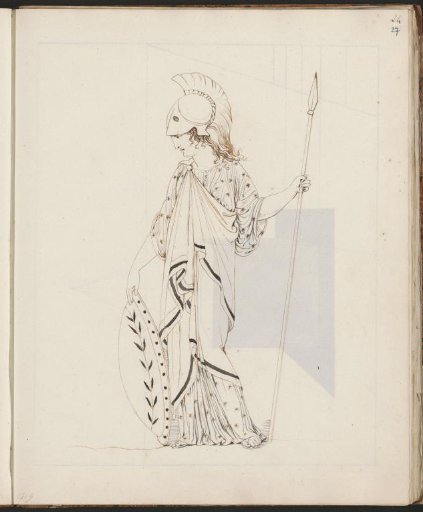 Pallas Athena in armor