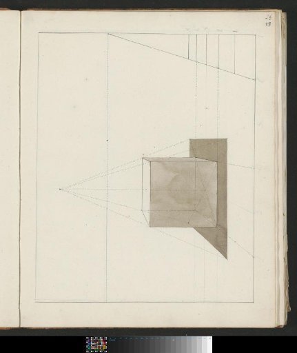 Perspective exercise with a rectangle